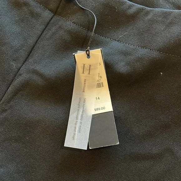 Talbots Heritage Black Wide Leg Career‎ trousers Pants Women’s Plus 14 NWT - Picture 2 of 7